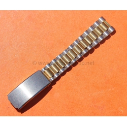 TUTONE WATCHES SOLID STAINLESS STEEL 13mm HALF PART BAND LADIES WATCH BRACELET