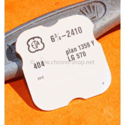 ETA swiss component vintage watch part Plan 1359 V, LG 570, and size 6¾–2410 calibre 2410