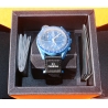 Omega x Swatch MoonSwatch Mission to Neptune SO33N100 Blue Bioceramic Speedmaster Full Set New