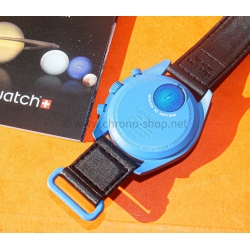 Omega x Swatch MoonSwatch Mission to Neptune SO33N100 Blue Bioceramic Speedmaster Full Set New