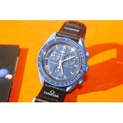Omega x Swatch MoonSwatch Mission to Neptune SO33N100 Blue Bioceramic Speedmaster Full Set New