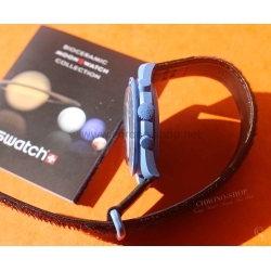 Omega x Swatch MoonSwatch Mission to Neptune SO33N100 Blue Bioceramic Speedmaster Full Set New