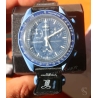 Omega x Swatch MoonSwatch Mission to Neptune SO33N100 Blue Bioceramic Speedmaster Full Set New