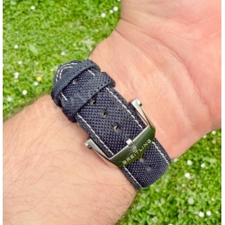 Handmade Waterproof cordura strap for Breitling Ceramic Watches Super AVI B04 Chronograph GMT 46 Mosquito Night Fighter