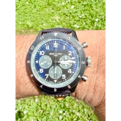 Handmade Waterproof cordura strap for Breitling Ceramic Watches Super AVI B04 Chronograph GMT 46 Mosquito Night Fighter