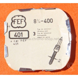 Set of 3 Genuine Vintage FEF Ref. 401 Winding Stems For FEF Calibre 401 8¾-400 Movement Family