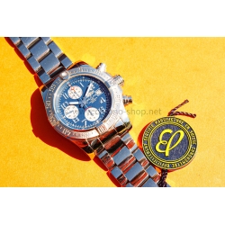 Breitling Avenger II A13381111C1A1 43mm Blue Dial Automatic Chronograph Steel Bracelet Full Set