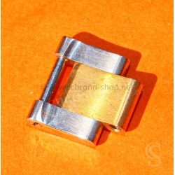 Genuine Rolex Oyster 78353 Two-Tone Bracelet Link Solid 18k Yellow Gold Centre 13mm Rolex Spare Part