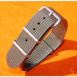 BRACELET NATO GRIS NYLON BALLISTIQUE PREMIUM 20mm MONTRES ROLEX,BREITLING,OMEGA,IWC,JAEGER,SEIKO,YEMA,TUDOR