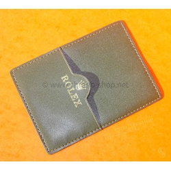 Rolex 80s Collectible Rolex Fir Green Card Holder paper documents watches guarantee 11.5x 8cm