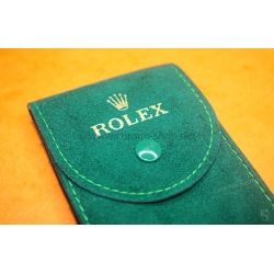 Rolex rare étui pochette écrin Suédine Velours vert Collector rangement montres SeaDweller,Submariner,GMT,Explorer