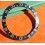 VINTAGE ROLEX INSERT 24H GRADUE GMT MASTER NOIR / OR ref 1675/3, 16753, 1675/8, 16758, 1675, 16750 or et acier