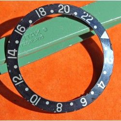 Rolex Used & Faded Original GMT Master Factory 24H Black Bezel Insert Rare 18K Watch 1675, 16753, 1675/3, 1675/8, 16758, 16750