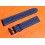 BRACELET ETANCHE MONTRES ZRC BLEU MARINE PVC 20mm