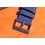 BRACELET ETANCHE MONTRES ZRC BLEU MARINE PVC 20mm