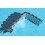 ROLEX PARTIE DE JUBILEE MAILLONS ACIER U 20mm BRACELET ref 62510H / 555 embouts