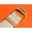 ZRC MADE IN FRANCE, TEXAS COLOR LEATHER STRAP BRACELET WATCHES 20mm WITH BUCKLE