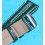 BRACELET ZRC CUIR BUFFLE COULEUR VERT FONCE 20mm, MADE IN FRANCE