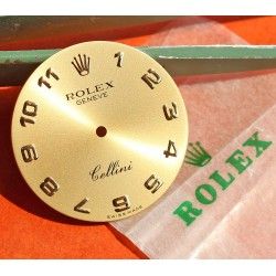 ROLEX CELLINI GOLD DIAL CHAMPAGNE ref 6623 ARABICS NUMBERS, cal 6620 Manual winding