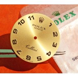 ROLEX CELLINI GOLD DIAL BLOND SHADES ref 5115, 5115.8 ARABICS NUMBERS, cal 1601 Manual winding