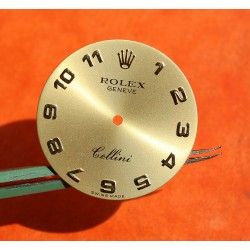 ROLEX CELLINI GOLD DIAL BLOND SHADES ref 5115, 5115.8 ARABICS NUMBERS, cal 1601 Manual winding