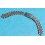 1967 Ladies 6251D Rolex Stainless Steel folded links Jubilee 13mm Band bracelet  
