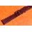 BURGUNDY LEATHER STRAP BAND BRACELET WATCHES WITH BUCKLE 17mm