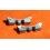 Rolex rares paire d'embouts, fixages 17mm ref 487 J de bracelets or acier jubilée oyster