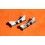 Rolex rares paire d'embouts, fixages 17mm ref 487 J de bracelets or acier jubilée oyster