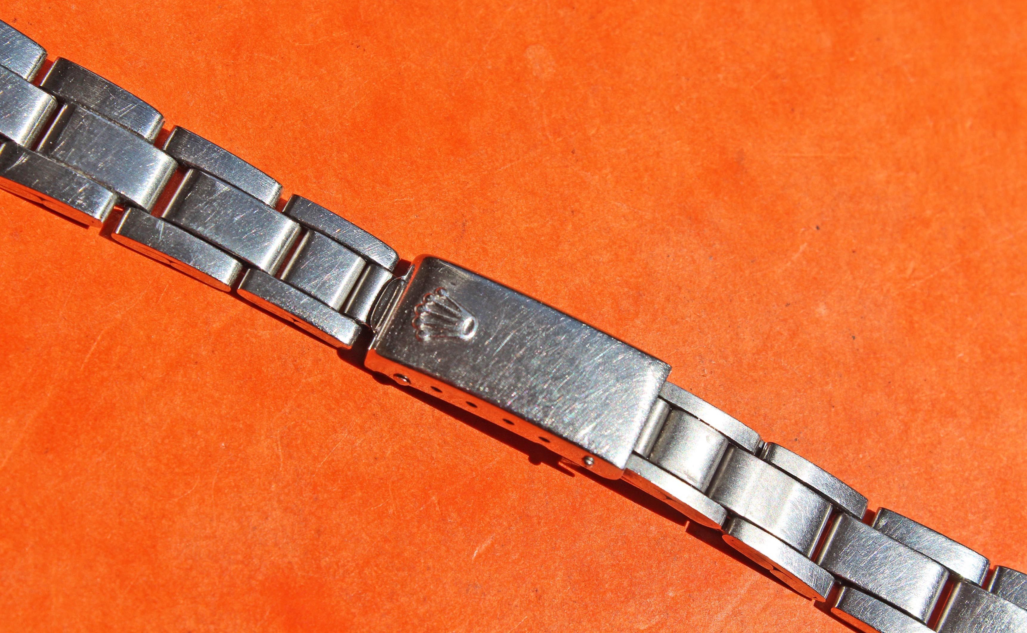 Vintage 70's ref 7834/366 endlinks Rolex 6927, 69xx No Date Watch Band ...