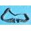 ROLEX VINTAGE BRACELET ACIER BIG LOGO DAMES JUBILEE 6251D / 13mm OYSTER LADY MAILLONS PLIES