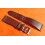 ??? BRACELET COW BOY HORWEEN SHELL CUIR CORDOVAN ULTRA FIN 20mm COULEUR MARRON CHOCOLAT ???