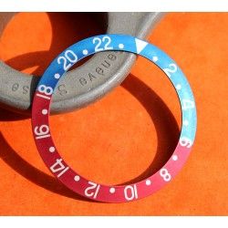 ★★ Vintage 1978 Rolex GMT Master 1675, 16750 Pepsi Blue & Red Faded color Bezel Watch Insert Part ★★