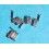 ROLEX VINTAGE LOT DE MAILLONS ACIER RIVETS A REPARER 7205, 7206
