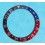 ROLEX AUTHENTIQUE GMT MASTER INSERT GRADUE 24H DE LUNETTE 1675, 16750 COULEUR PEPSI Neuf