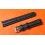 ZRC MADE IN FRANCE, AQUACALF COLOR BLACK CALFSKIN LEATHER STRAP BRACELET WATCHES 20mm WITH BUCKLE
