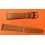BRACELET 17mm CUIR FACON AUTRUCHE AVEC BOUCLE, COULEUR CARAMEL