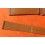 CARAMEL OSTRICH STYLE LEATHER STRAP BAND 17mm BRACELET WATCHES WITH POLISHED BUCKLE 