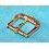 VINTAGE BOUCLE ARDILLON ROLEX PLAQUE OR EN 15.5mm pour bracelets cuir 20mm BIG LOGO BIG CROWN