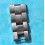1x PART EXTENSIBLE US RIVITS VINTAGE BRACELET LINKS BIG CROWN 20mm SUBMARINER CI US GMT MASTER 1675, 5513, 5512, 1680, 1016 