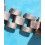 1 x PARTIE ROLEX BRACELET RIVETS EXTENSIBLE 20mm US SUBMARINER GMT MASTER MAILLONS 5512, 5513, 1680, 1655, 1675, 1019