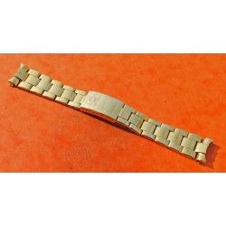 ♛♛ RARE BRACELET MONTRES ROLEX PLAQUE OR 18 CARATS  ref 78351 / 457 EN 19mm ♛♛