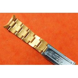 ♛♛ Rare Rolex Gold Electro Plated Oyster Watch Band Bracelet 78351 / 457 Bracelet 19mm Vintages Collectables straps ♛♛