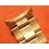 ?? RARE BRACELET MONTRES ROLEX PLAQUE OR 18 CARATS  ref 78351 / 457 EN 19mm ??