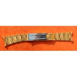 ♛♛ RARE BRACELET MONTRES ROLEX PLAQUE OR 18 CARATS  ref 78351 / 457 EN 19mm ♛♛