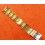 ?? RARE BRACELET MONTRES ROLEX PLAQUE OR 18 CARATS  ref 78351 / 457 EN 19mm ??