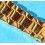 ♛♛ Rare Rolex Gold Electro Plated Oyster Watch Band Bracelet 78351 / 457 Bracelet 19mm Vintages Collectables straps ♛♛