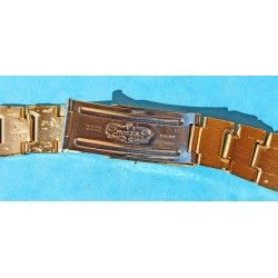 ♛♛ Rare Rolex Gold Electro Plated Oyster Watch Band Bracelet 78351 / 457 Bracelet 19mm Vintages Collectables straps ♛♛