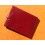 ROLEX Leather Wallet Bifold Coin Purse Billetero Cuero Cartera Portafoglio Brieftasche Red ref 60.02.03