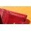 ROLEX Leather Wallet Bifold Coin Purse Billetero Cuero Cartera Portafoglio Brieftasche Red ref 60.02.03